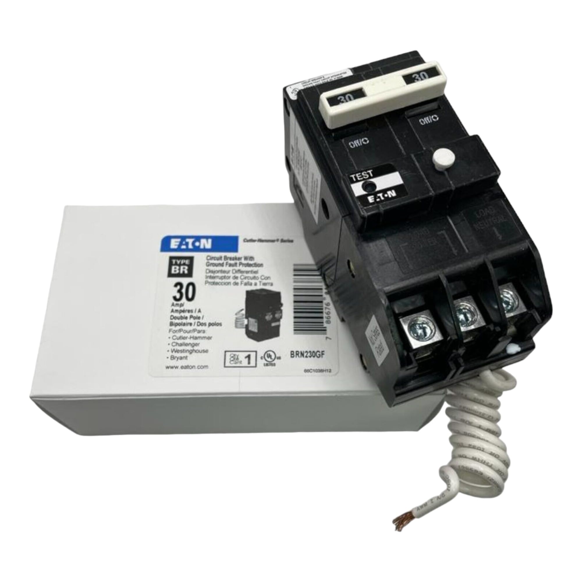 Foto 2 pulgar | Disyuntor Eaton Brn230gf Br Gfci 30a 10kaic 120/240v - Venta Internacional.