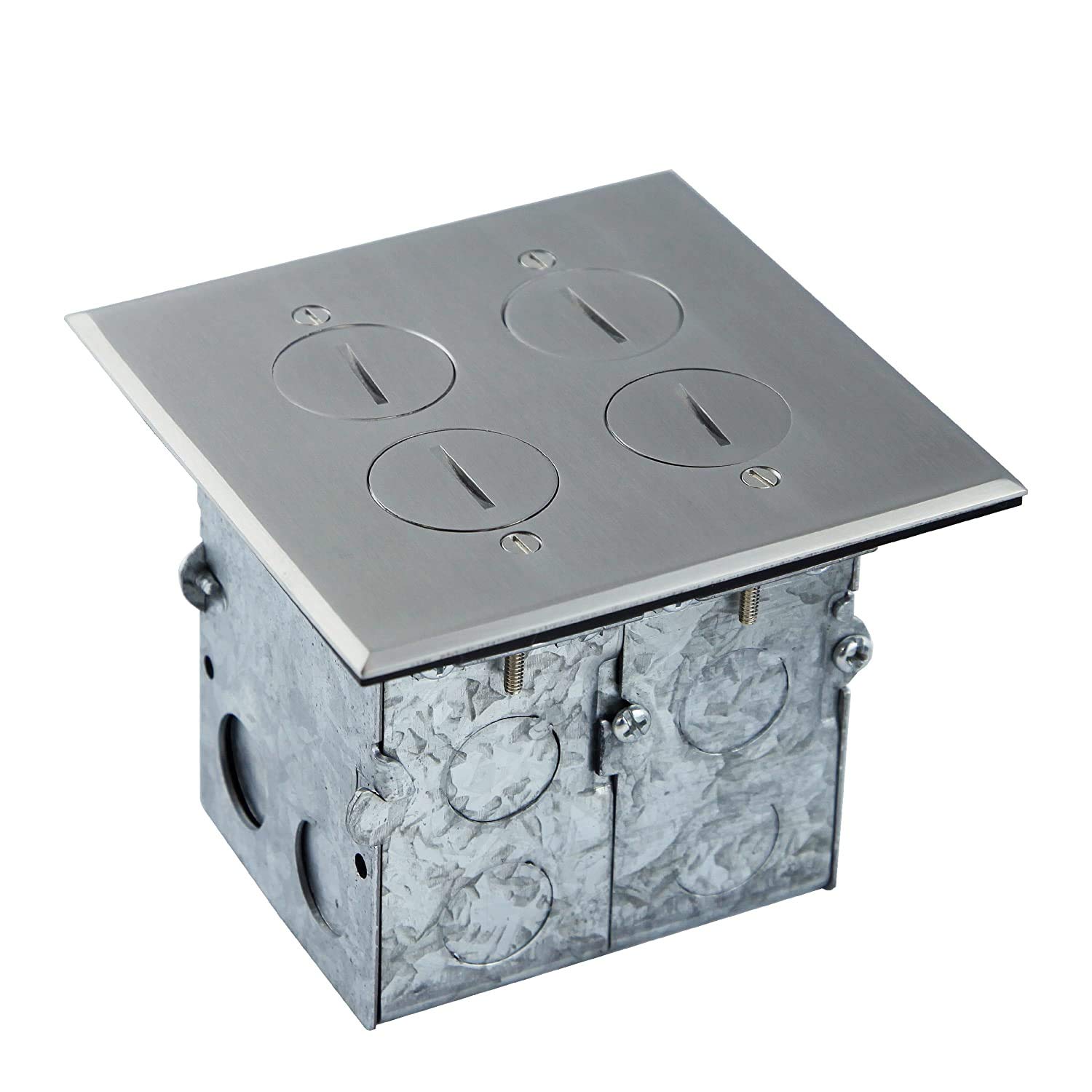Kit Abierto Para Monedas Para Caja De Suelo Enerlites 975510-ss, 2 Elementos, 20 A - Venta Internacional.