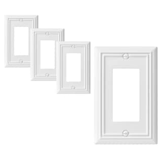 Foto 1 | Platos De Pared Dewenwils Decorator De Metal Blanco, Paquete De 4 - Venta Internacional.