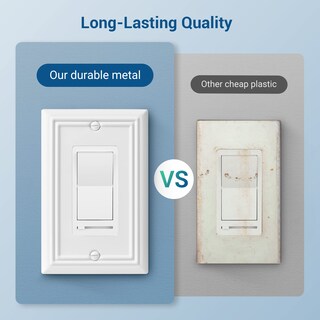 Foto 2 | Platos De Pared Dewenwils Decorator De Metal Blanco, Paquete De 4 - Venta Internacional.