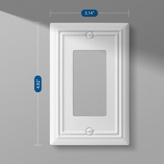 Foto 6 | Platos De Pared Dewenwils Decorator De Metal Blanco, Paquete De 4 - Venta Internacional.