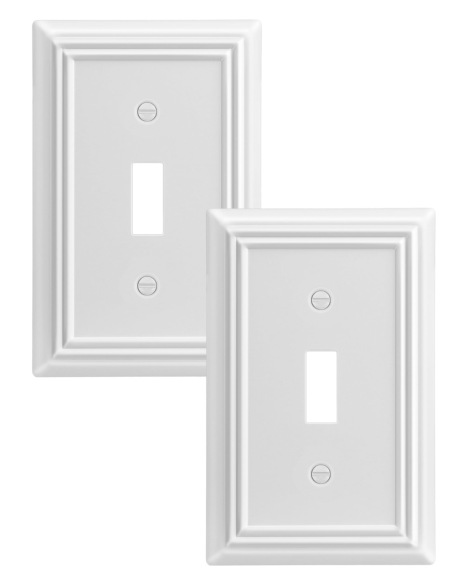 Foto 2 pulgar | Placas De Pared Dewenwils De Metal Blanco Con Una Sola Palanca, Paquete De 2 - Venta Internacional.
