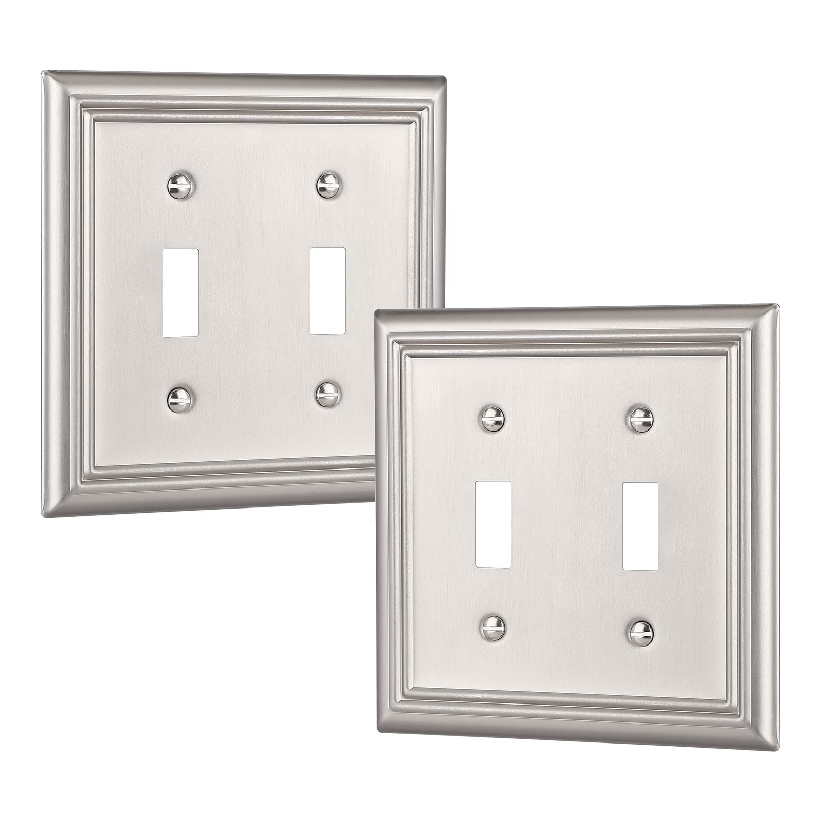 Foto 1 | Wallplates Dewenwils De Níquel Cepillado Con Doble Palanca, Paquete De 2 - Venta Internacional.