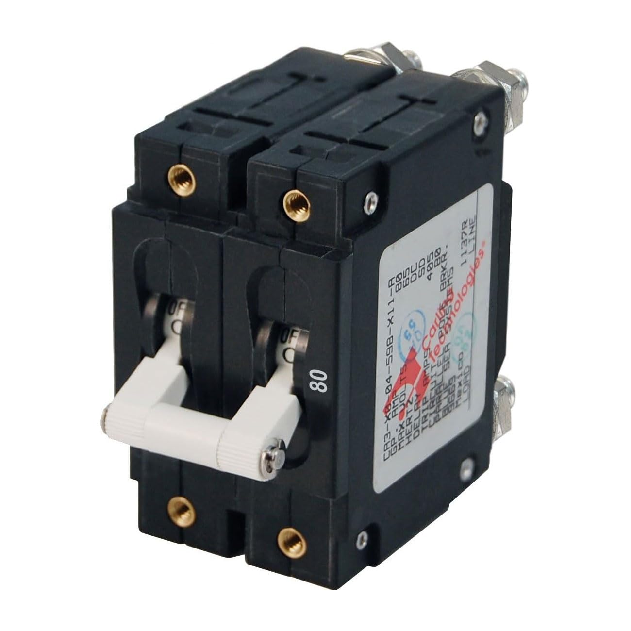 Interruptor Automático Blue Sea Systems Serie C De 100 A, Doble Polo - Venta Internacional.