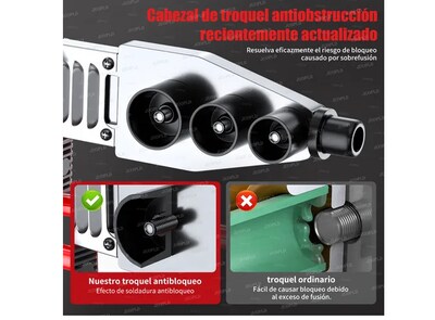 Foto 4 | Xtellar Termofusor Multicolor Premium Digital 1800w Con Accesorios Incluidos