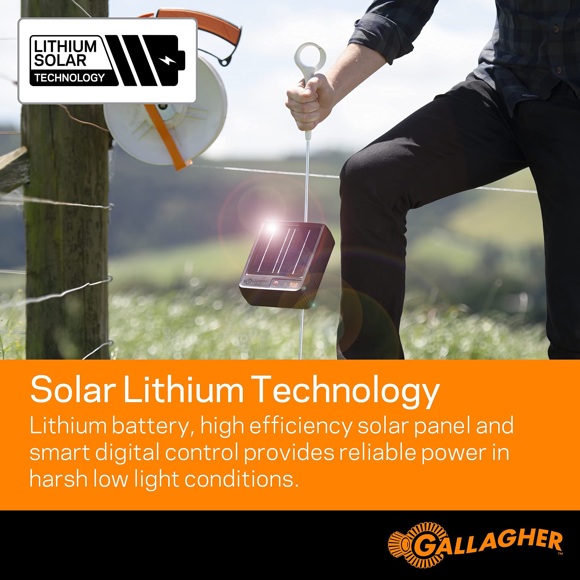Foto 5 pulgar | El Cargador Solar Eléctrico Para Cercas Gallagher S12 Funciona A 4 Millas - Venta Internacional.