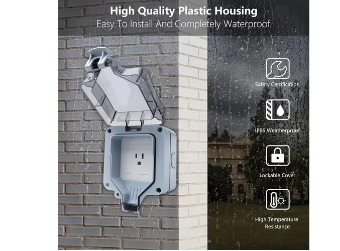 Foto 5 pulgar | Exclusivo Enchufe Impermeable Xtellar Para Exteriores, De Alta Durabilidad