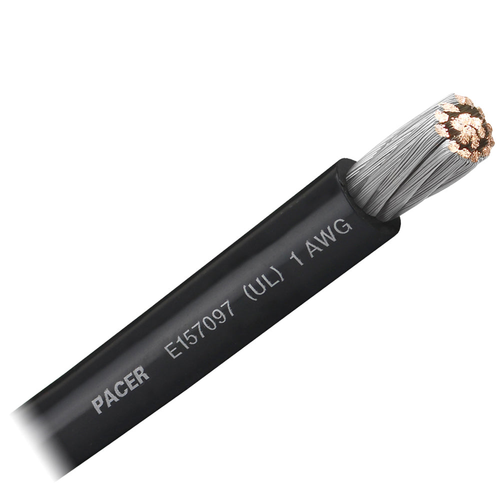 Foto 2 pulgar | Cable De Batería Pacer Negro De 1 Awg [wul1bk-ft]  Vendido Por Pie - Venta Internacional.