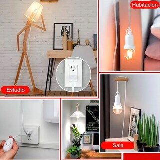 Foto 6 | Extensión Eléctrica Con Socket Para Foco De 2.5 Metros