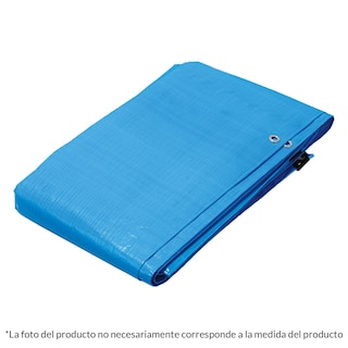 Foto 2 | Lona Reforzada de 6 X 12 M Truper color Azul