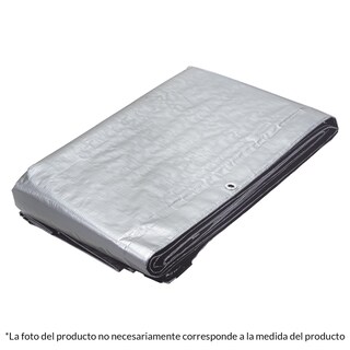 Foto 2 | Lona Reforzada 6 x 12 m Truper color Gris