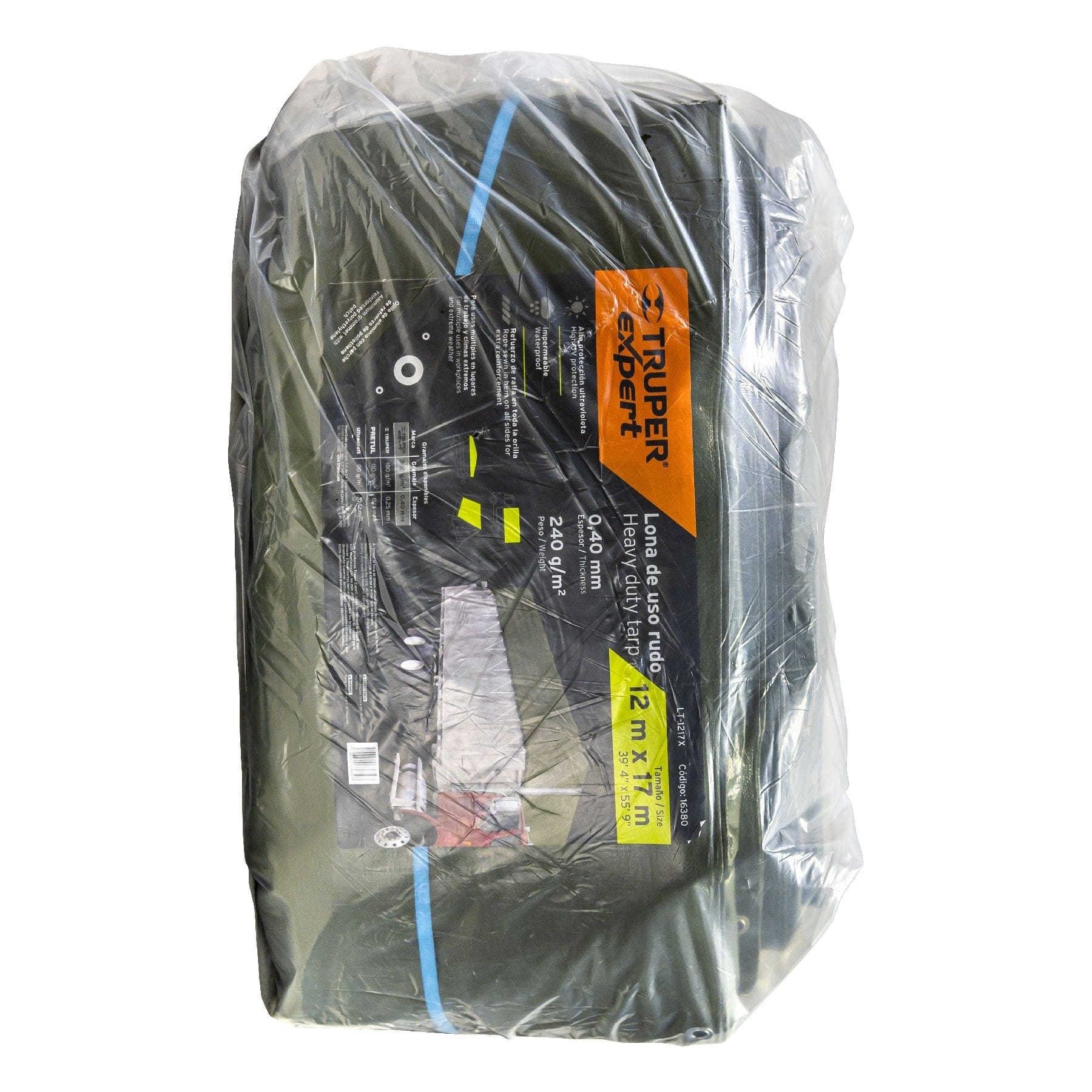 Foto 1 | Lona Uso Rudo 12 X 17 m Truper Expert Verde Olivo