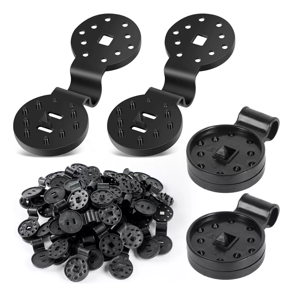 Foto 2 pulgar | Set Sujetadores Plásticos para Malla Sombra Eo Safe Imports Esi-14697 Negro 100 Piezas