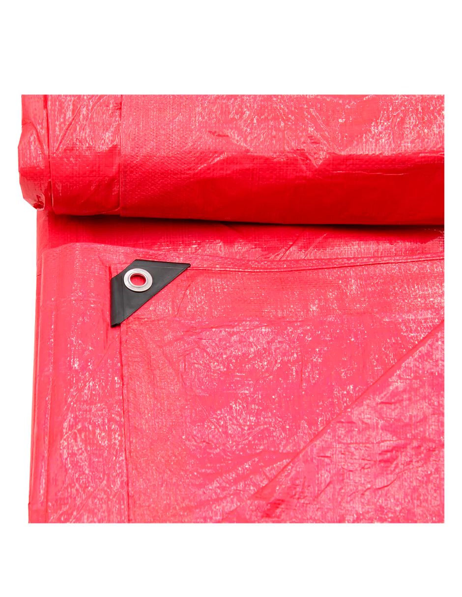 Foto 7 pulgar | Lona Alfa Roja de Polietileno Termosellada Reforzada 90 gr 3x4 m