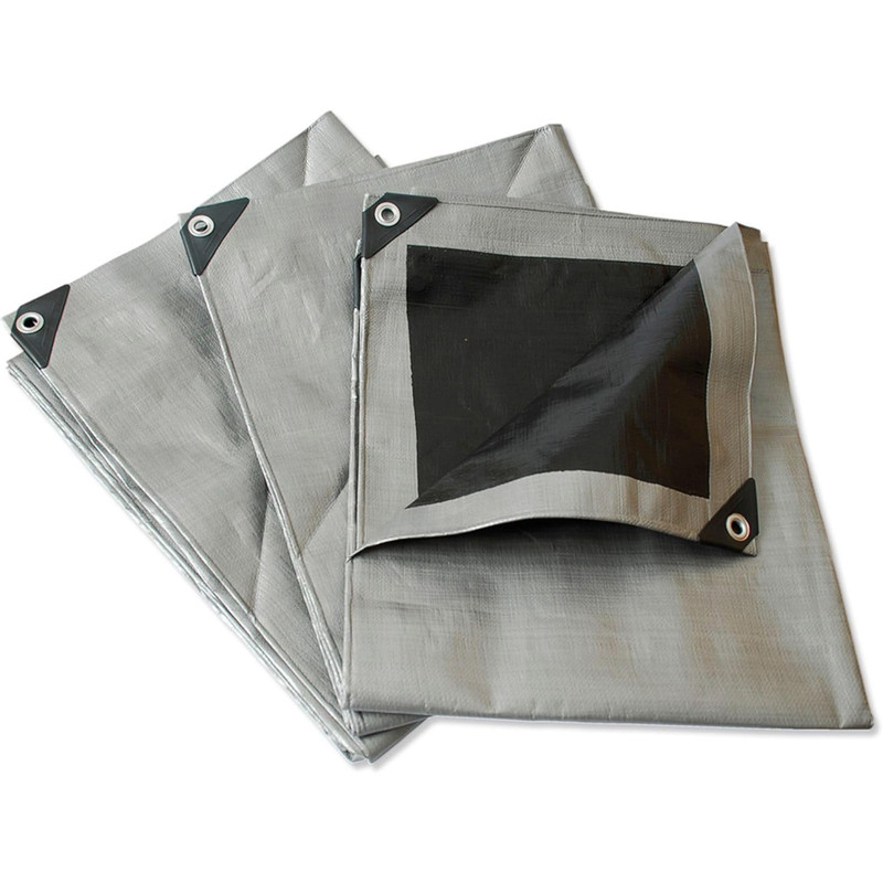 Foto 2 pulgar | Lona Impermeable Surtek de Polietileno Gris 2 x 3 m