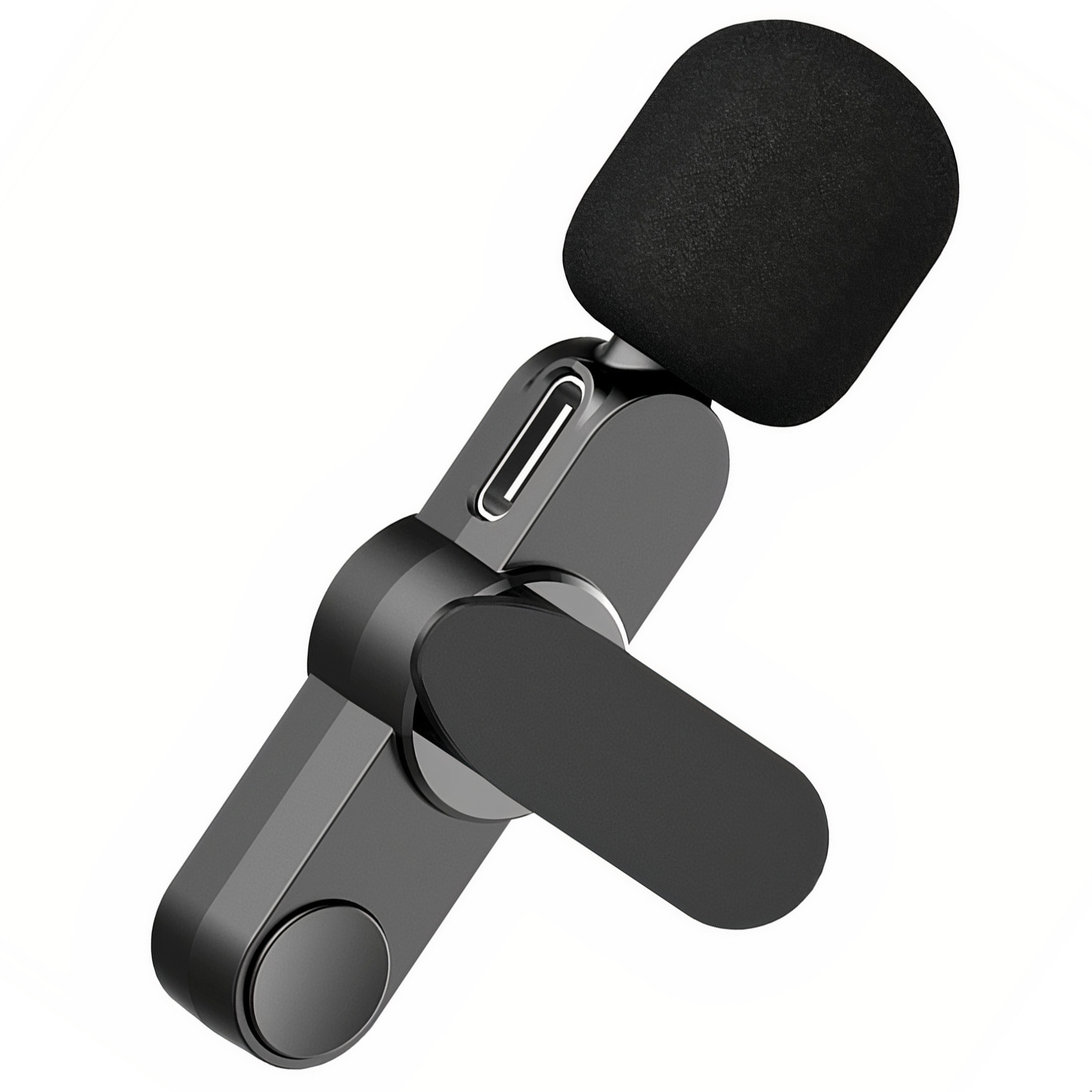 Foto 3 pulgar | Micrófono Inalámbrico Lavalier Binden para Celular tipo C color Negro