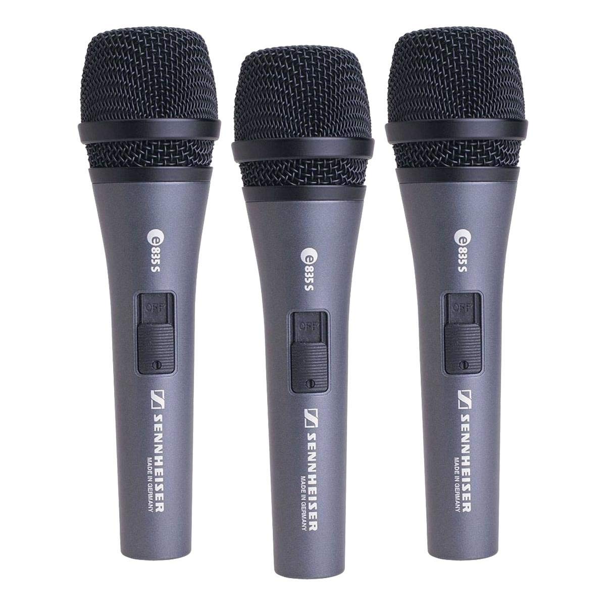 Foto 2 pulgar | Micrófono Sennheiser E 835-s Live Vocal Con Interruptor De Encendido/apagado, Paquete De 3 - Venta Internacional.