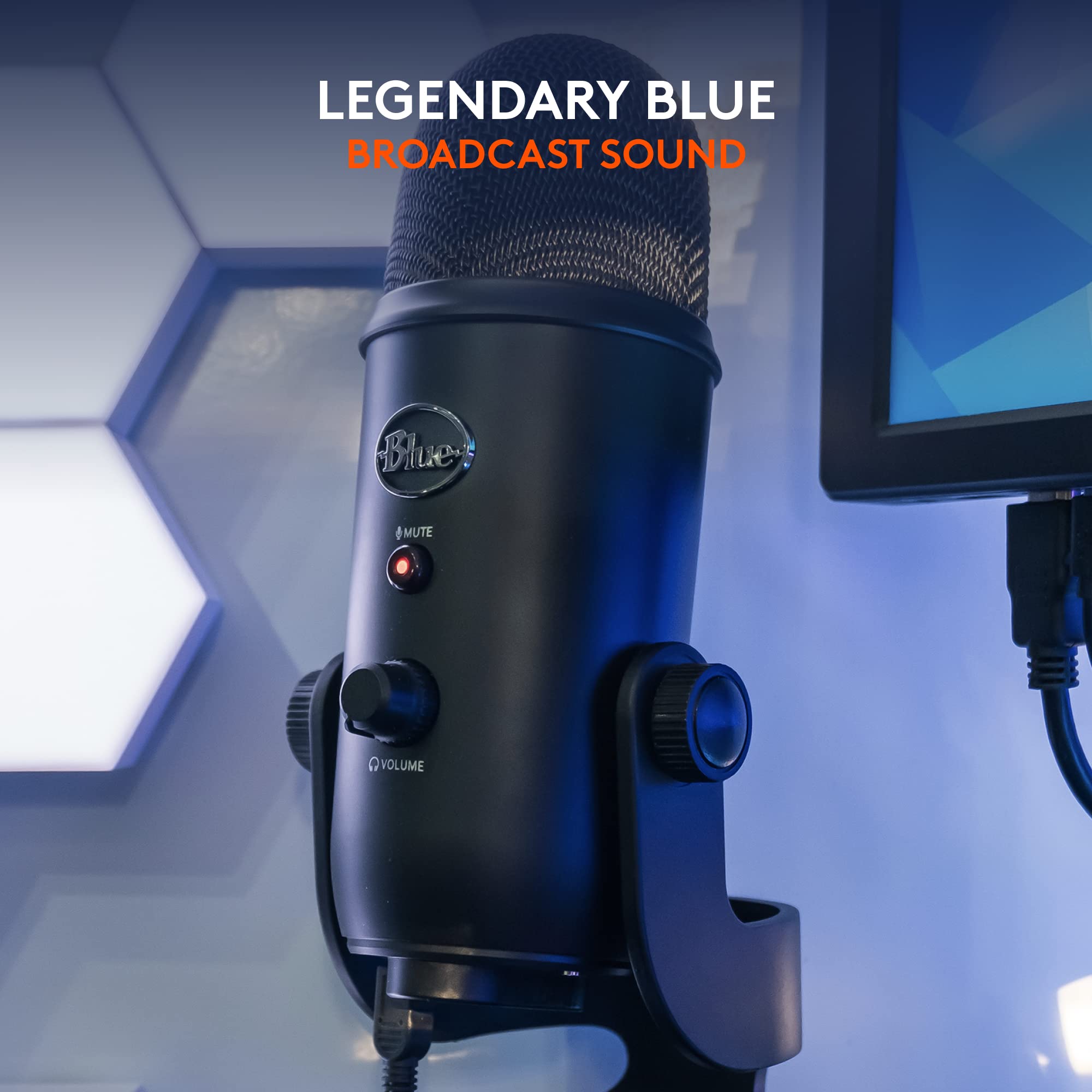 Foto 3 pulgar | Micrófono Usb Blue Yeti Para Grabación, Transmisión Y Juegos - Venta Internacional.