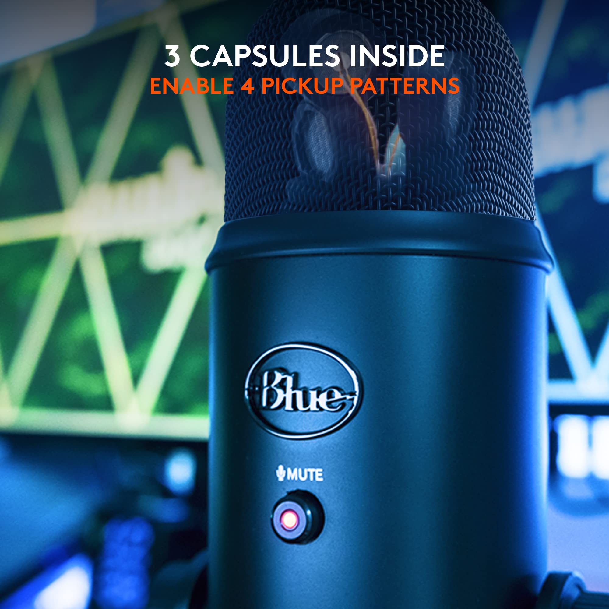 Foto 5 pulgar | Micrófono Usb Blue Yeti Para Grabación, Transmisión Y Juegos - Venta Internacional.
