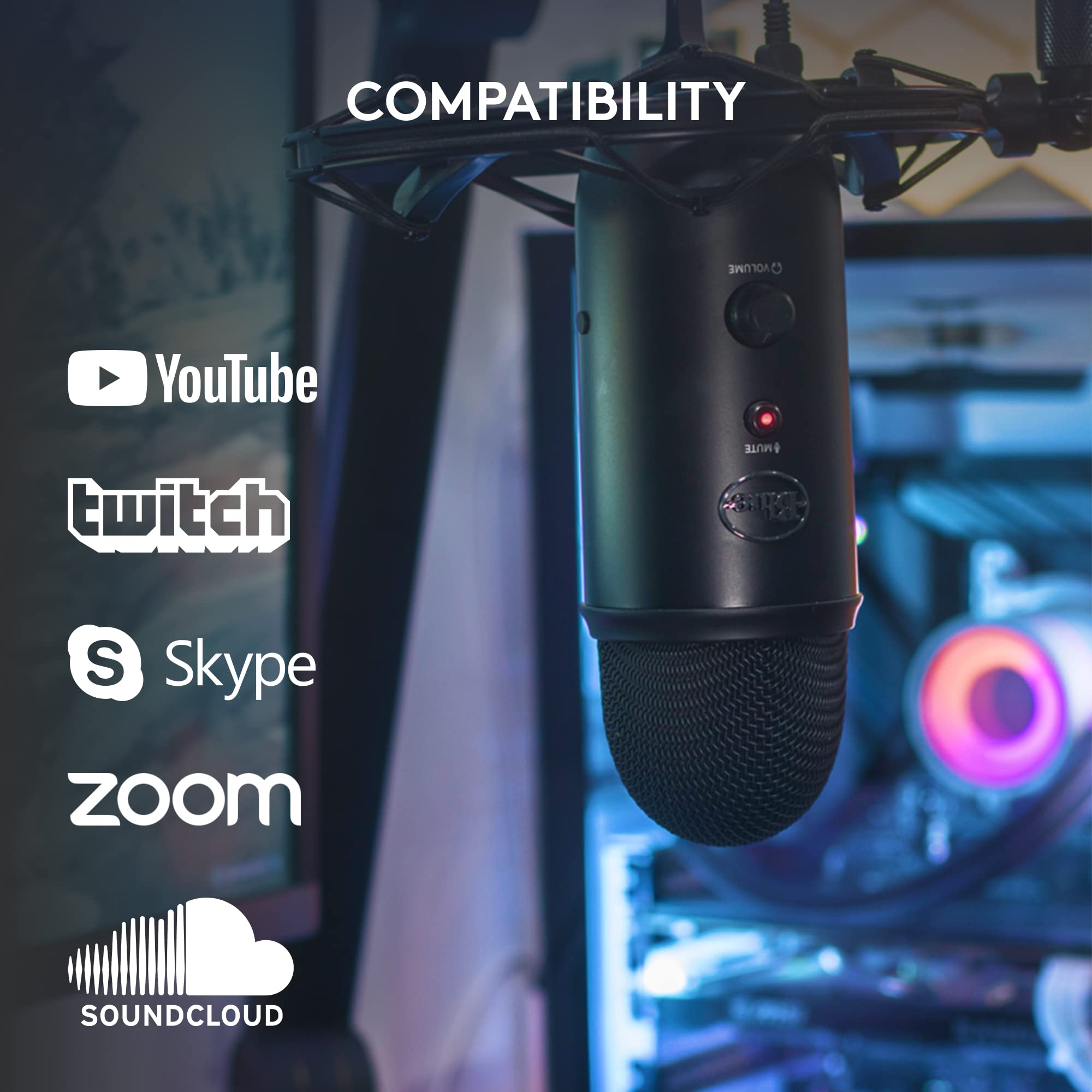 Foto 7 | Micrófono Usb Blue Yeti Para Grabación, Transmisión Y Juegos - Venta Internacional.