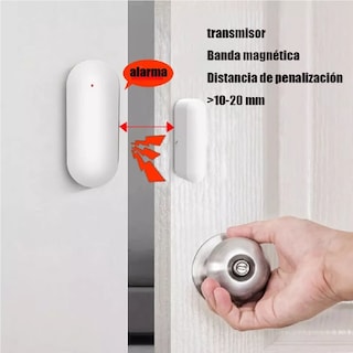 Foto 2 | Sensor Inteligente Wifi con Alarma para Puertas Eo Safe Imports Esi-4649 Blanco
