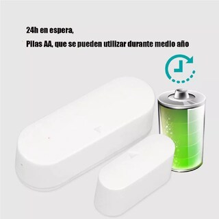 Foto 3 | Sensor Inteligente Wifi con Alarma para Puertas Eo Safe Imports Esi-4649 Blanco