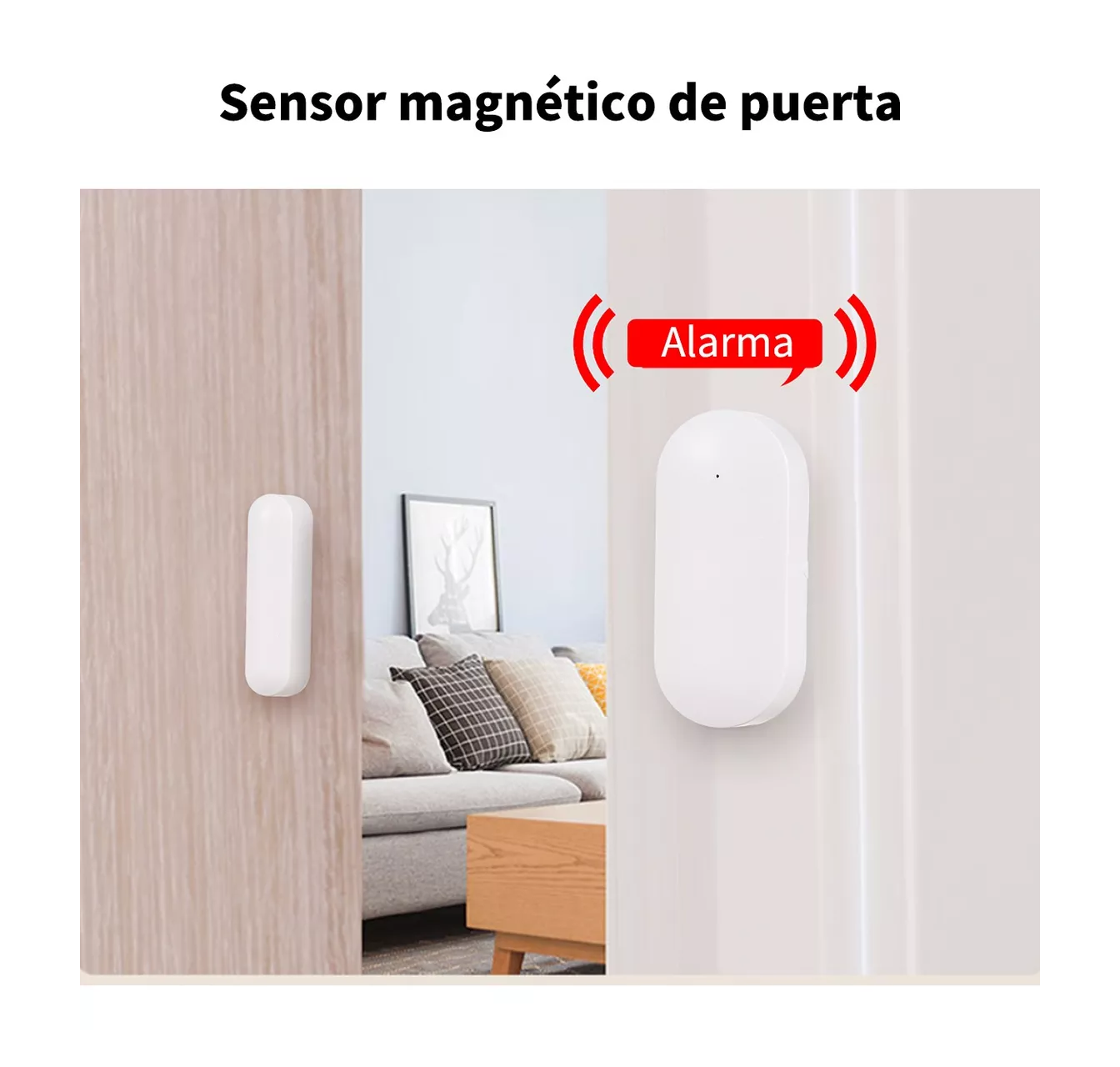 Foto 5 pulgar | Alarma de Seguridad Inalámbrico 433mhz Wifi + Gsm Negro