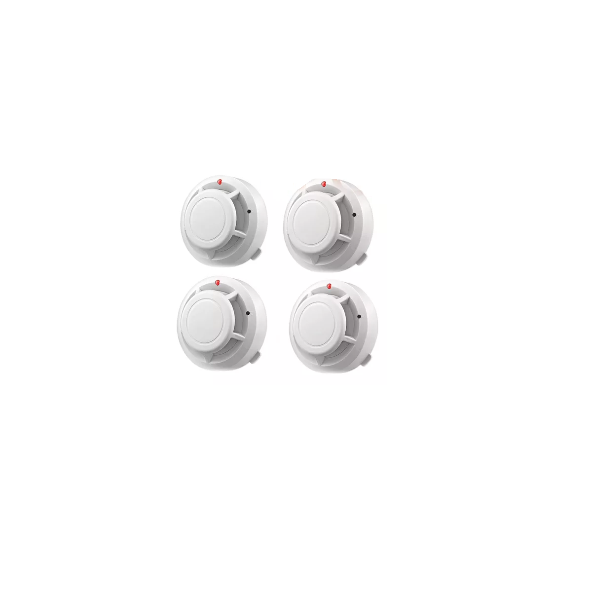 Foto 2 pulgar | Kit Detector De Humo  Alarma con Sonido 4pcs Eo Safe Imports Esi-10075 Blanco