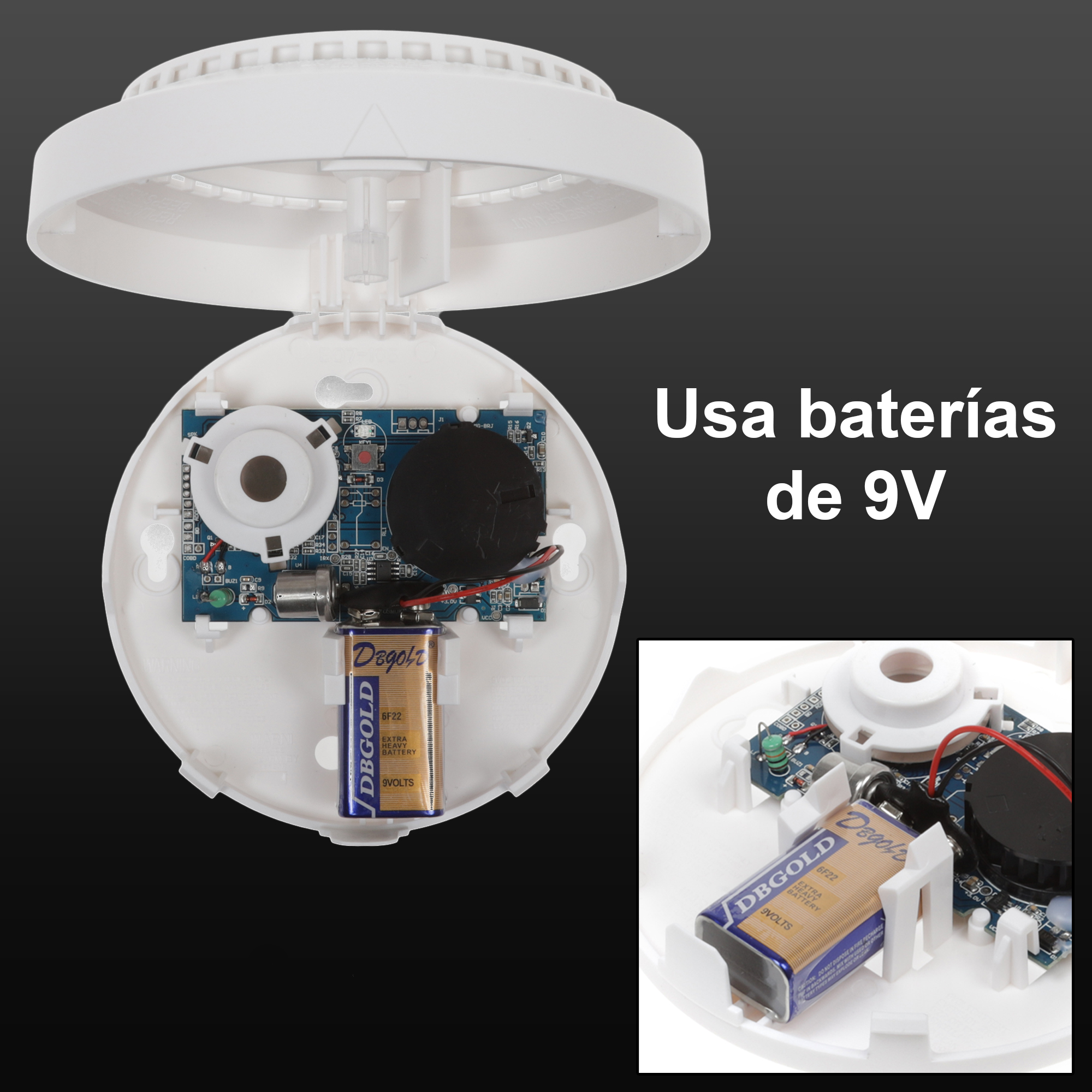 Foto 6 pulgar | Detector Alarma de Humo y Monóxido de Carbono Ecd