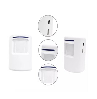 Foto 3 | Detector De Movimiento Con Campana Timbre para Negocios Blanco