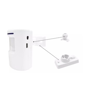 Foto 4 | Detector De Movimiento Con Campana Timbre para Negocios Blanco