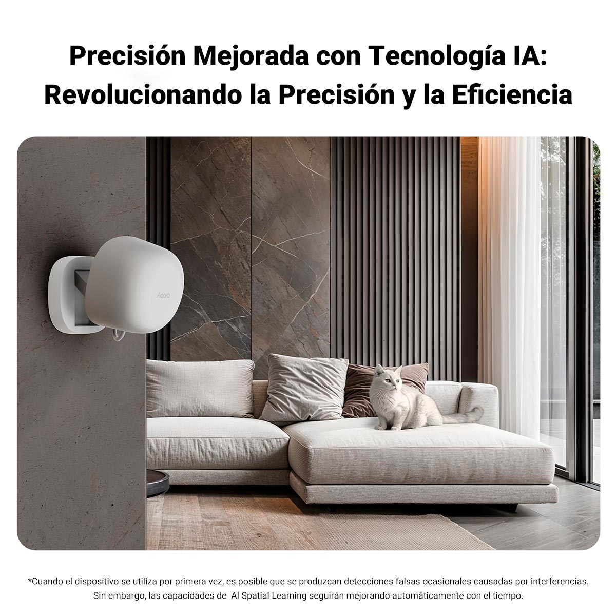 Foto 4 | Sensor De Presencia Aqara Fp1e Con Ia Soporte Matter Con Apple Home, Alexa, Google Home