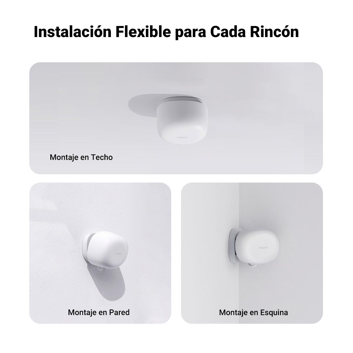 Foto 7 pulgar | Sensor De Presencia Aqara Fp1e Con Ia Soporte Matter Con Apple Home, Alexa, Google Home