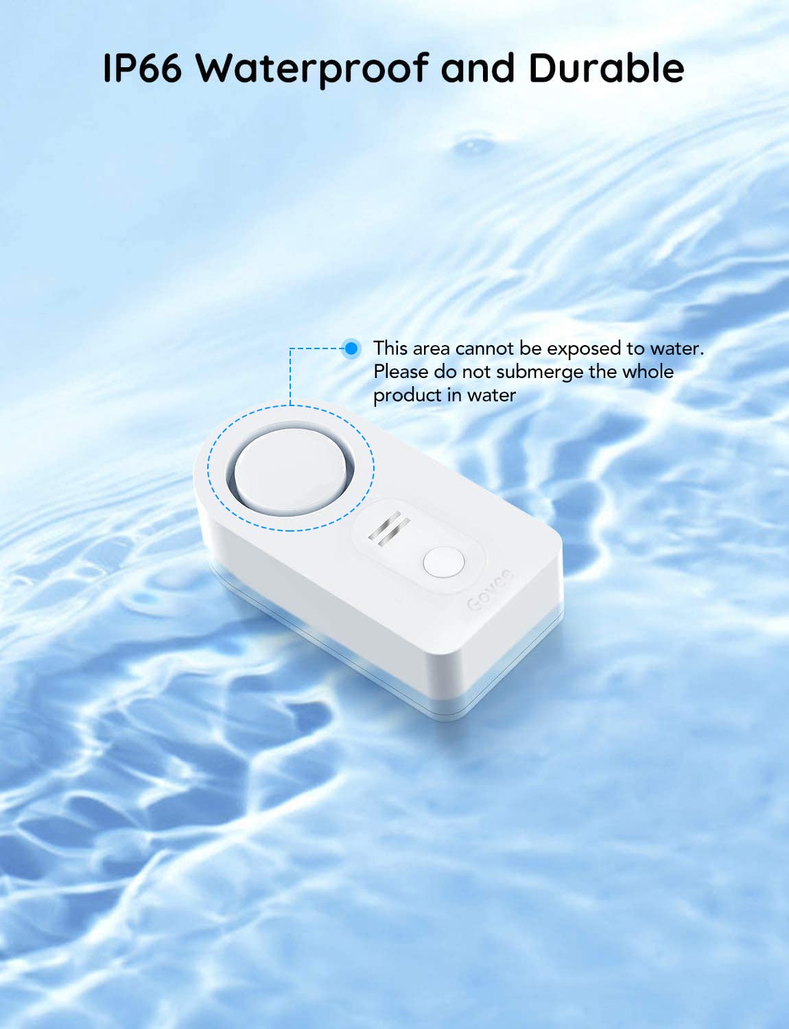 Foto 7 pulgar | Paquete De 2 Sensores De Agua Govee Wifi Con Alarma De 100 Db Y Alertas De Aplicaciones - Venta Internacional.