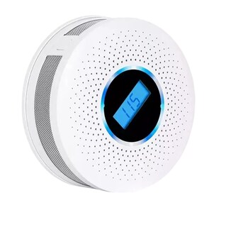 Foto 1 | Detector De Gas/humo Co Alarma De Monóxido De Carbono Blanco