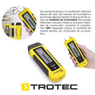 Foto 3 | Medidor de Humedad para Madera y Yeso con Escala Doble y Linterna Led Bm22 Trotec