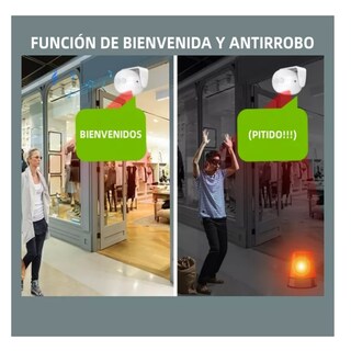 Foto 2 | Sensor Movimiento Alarma Presencia Timbre Blanco Con Rosa Belug