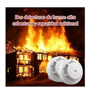 Foto 3 | Kit Detector De Humo Con Alta Cobertura Y Alarma Con Sonido 10pc Eo Safe Imports Esi-10077-1 Blanco