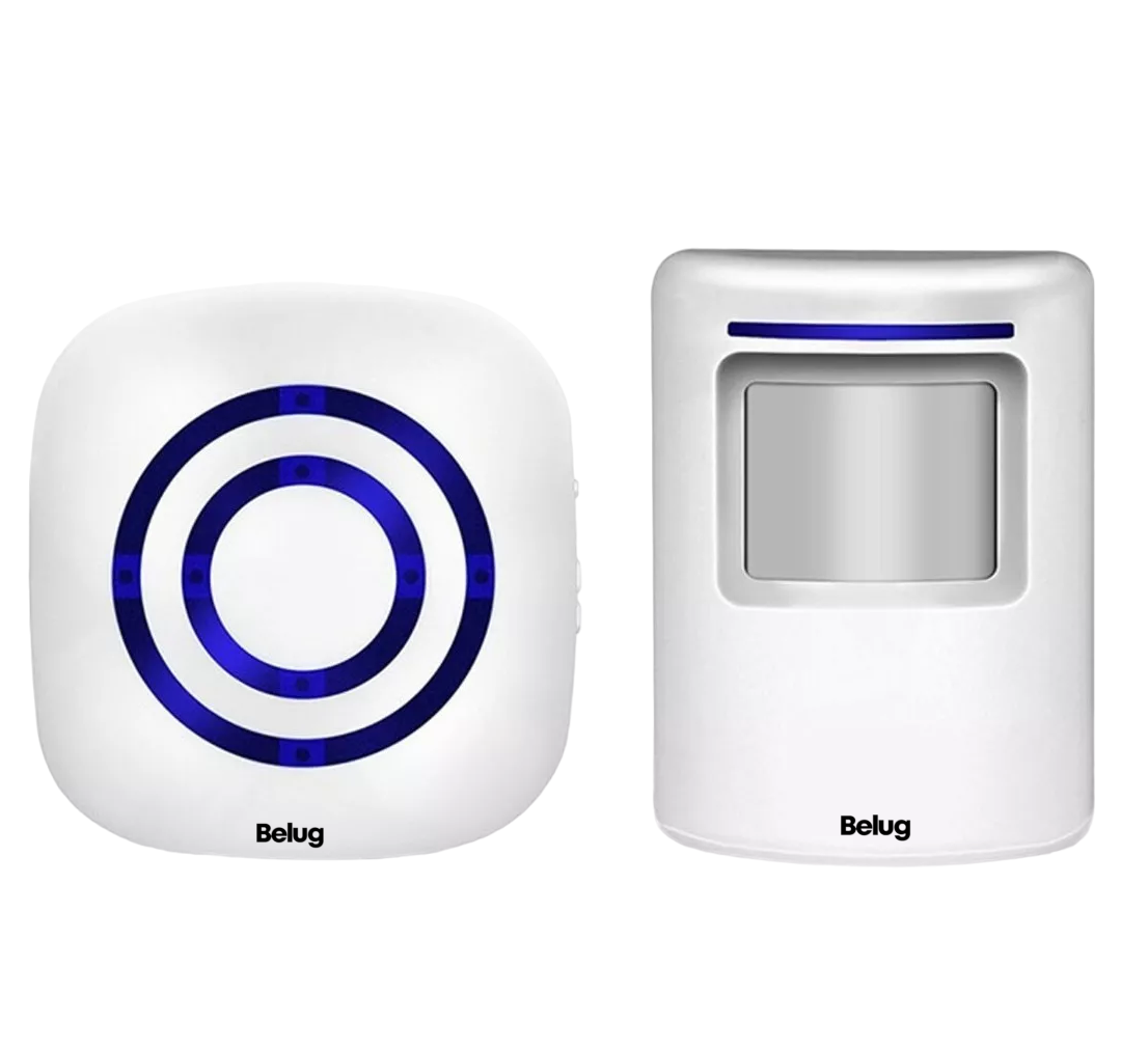 Foto 1 | Sensor Movimiento Timbre Belug Con Campana Blanco Con Azul