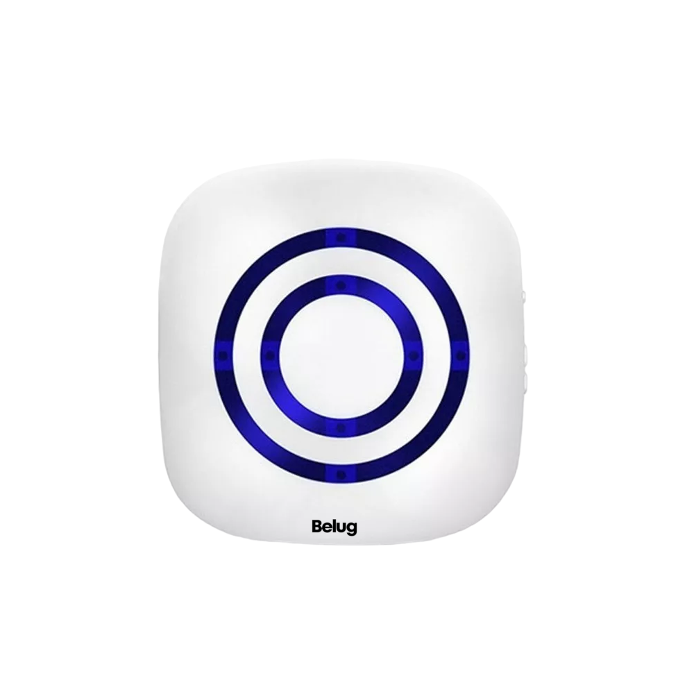 Foto 4 pulgar | Sensor Movimiento Timbre Belug Con Campana Blanco Con Azul
