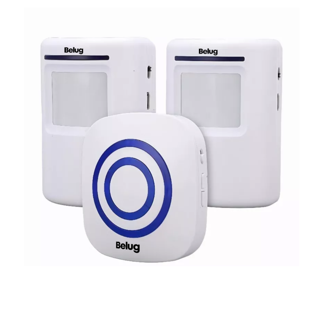 Foto 2 pulgar | 2 Detector De Movimiento Con Campana Timbre Negocios Tiendas Blanco Belug