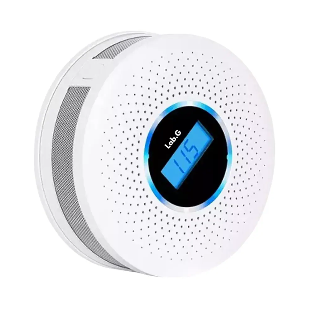 Foto 1 | Detector De Gas/humo Co Alarma De Monóxido De Carbono Blanco