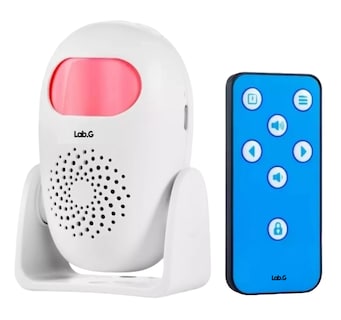 Foto 1 | Sensor De Movimiento Alarma Presencia Timbre Blanco Con Rosa