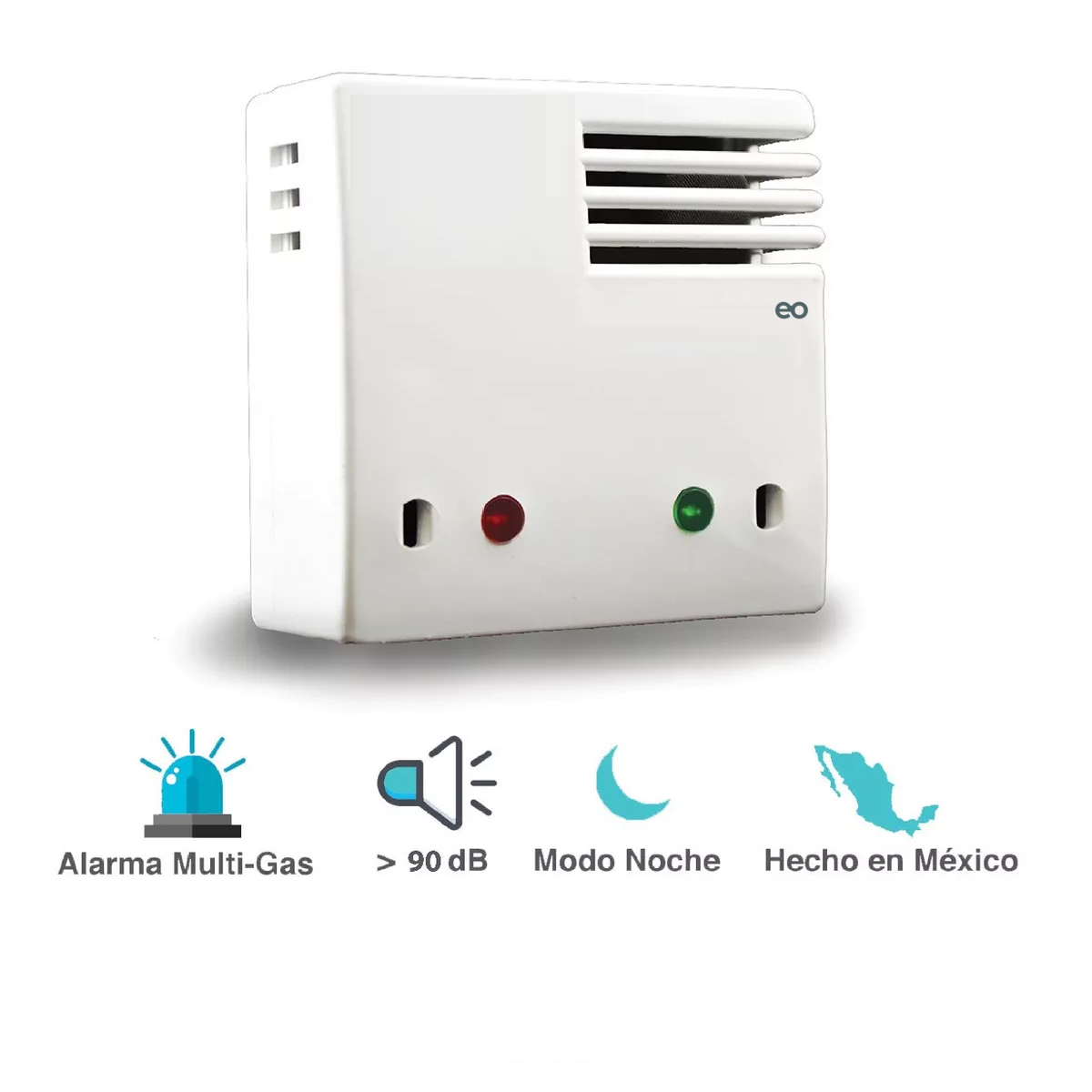 Foto 3 pulgar | Detector De Gas Lp Natural Humo Y Monoxido De Carbono Eo Safe Imports Esi-10340-1 Blanco