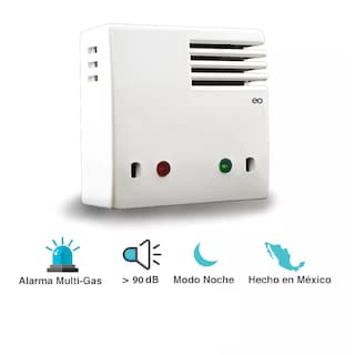 Foto 2 | Detector De Gas Lp Natural Humo Y Monoxido De Carbono Eo Safe Imports Esi-10340-1 Blanco