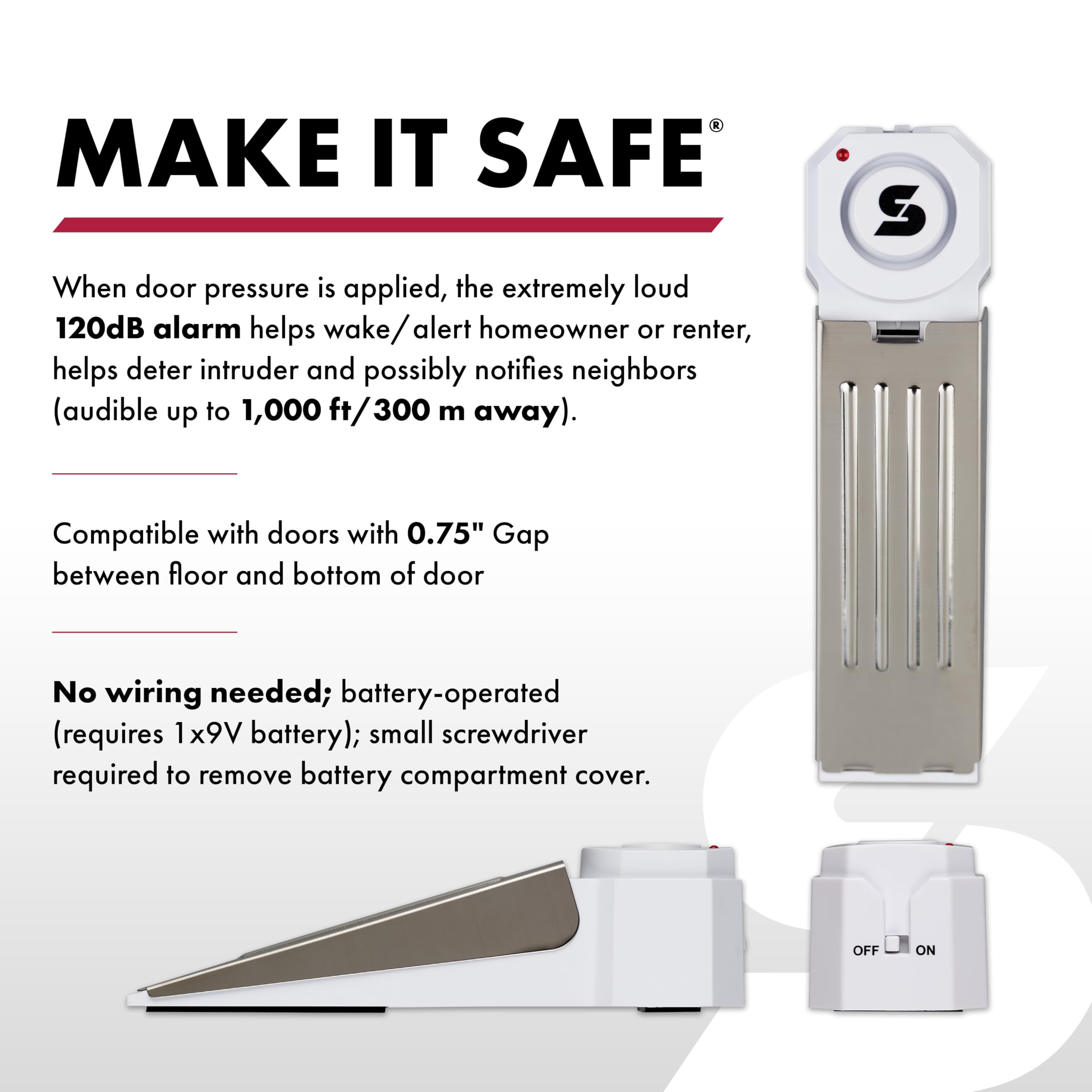 Foto 4 pulgar | Alarma De Seguridad Sabre 120db Con Sirena Inalámbrica - Venta Internacional.