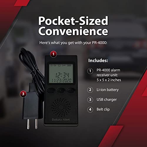 Foto 6 | Receptor Portátil Dakota Alert Pr-4000 Wireless Driveway - Venta Internacional.