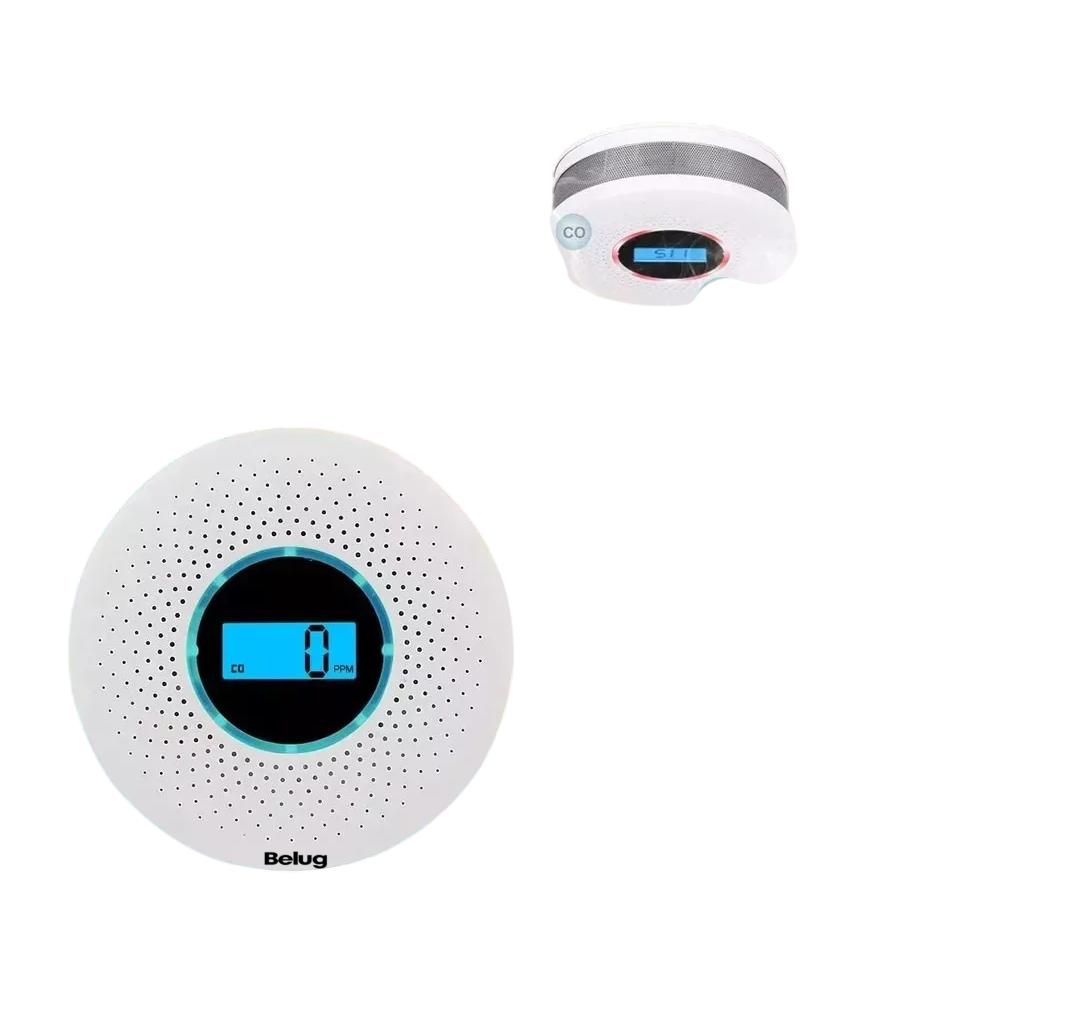 Foto 4 pulgar | Detector De Gas/humo Co Alarma De Monóxido De Carbono Belug Blanco