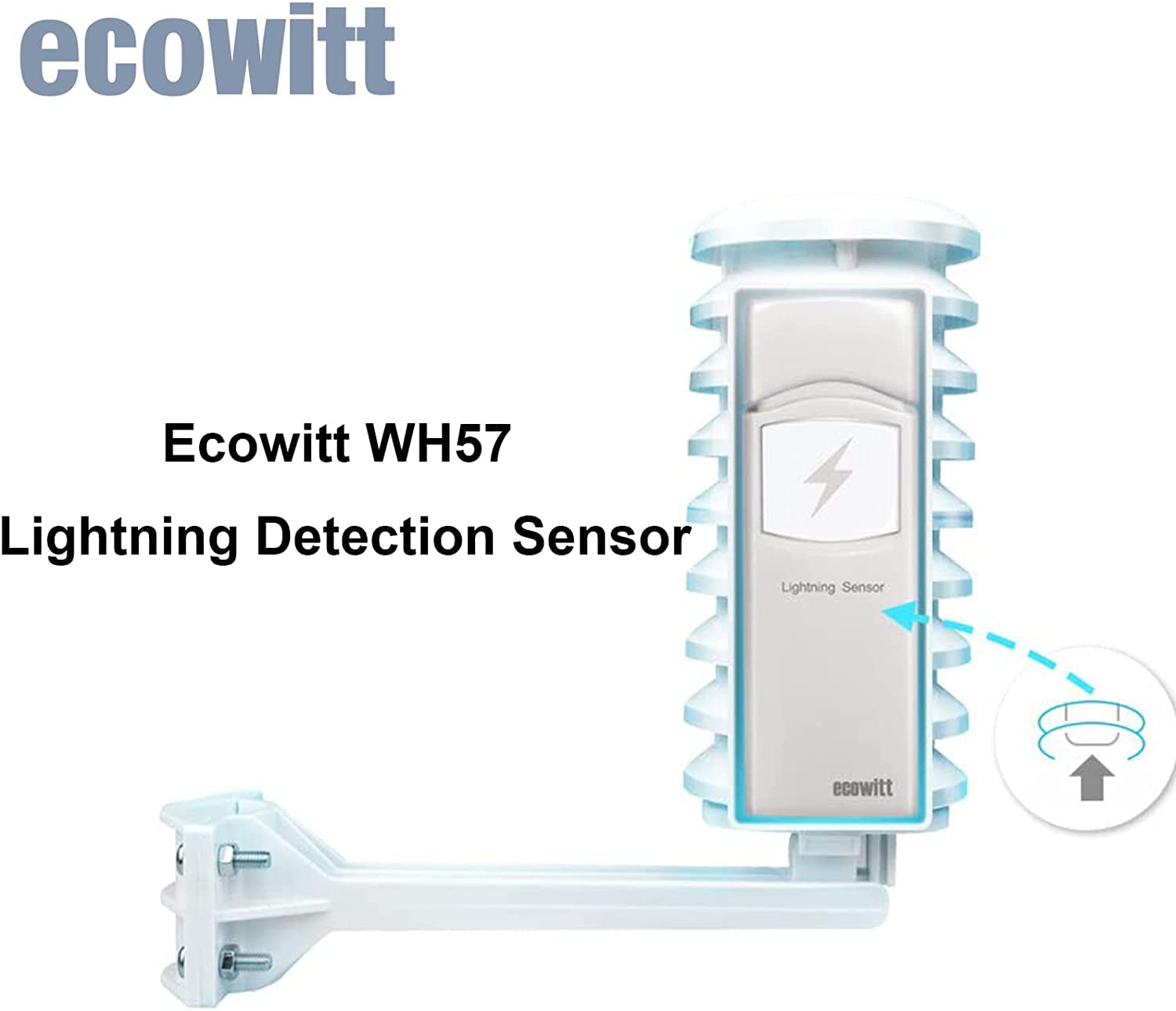 Foto 8 pulgar | Sensor Detector De Rayos Ecowitt Wh57 Inalámbrico Con Alerta - Venta Internacional.