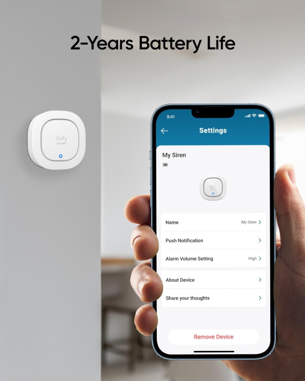 Foto 5 pulgar | Sirena De Alarma Inalámbrica Eufy Security 105 Db Ip65 Con Homebase - Venta Internacional.